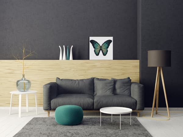 Pärlbroderi Brodera efter nummer Turquoise Butterfly
