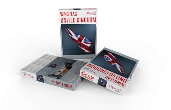 Pärlbroderi Brodera efter nummer Wing Flag UK