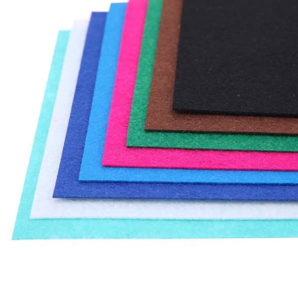 INF 40 stykker flerfarvet DIY filtbræt til syning og patchwork