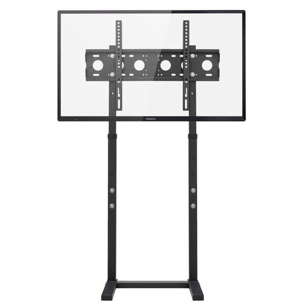 TV gulvstand, højdejusterbar, fritstående, hvid