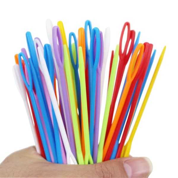 INF Store stumpe plastiknåle (pakke med 50)