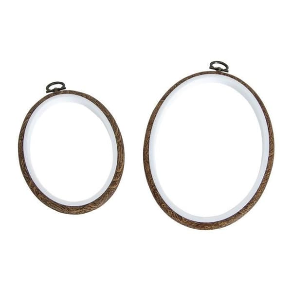 DMC 5 Ovala trumramar 13,5 * 10 cm Vit
