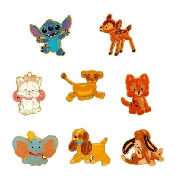 Lougefly Pins - Disney Classics - Ballong And Animal