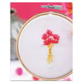 Miniatyrbild 4 av 4: Broderi kit - Franska kit - Blomma - 5 blommor - Handledning ingår - Enkla nybörjare