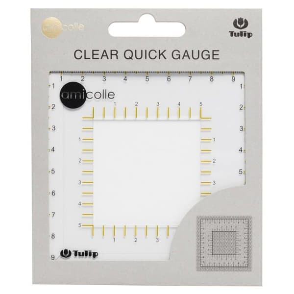 Linjal - fåll linjal - Tulpansömsmätare - AC-052E - Gauge, Transparent, One size