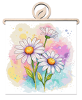 Miniatyrbild 7 av 8: Broderikit - Akvarell prästkragar