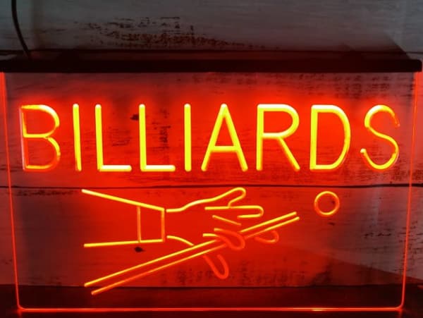 Biljard LED NEON LJUS SKYLT LIGHT SIGN NR