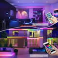 Miniatyrbillede 6 af 11: Moorle RGB Neon LED String Lights, Fleksibelt LED Neonlys til indendørs og udendørs, App/fjernbetjening, Flere tilstande, IP65 vandafvisende