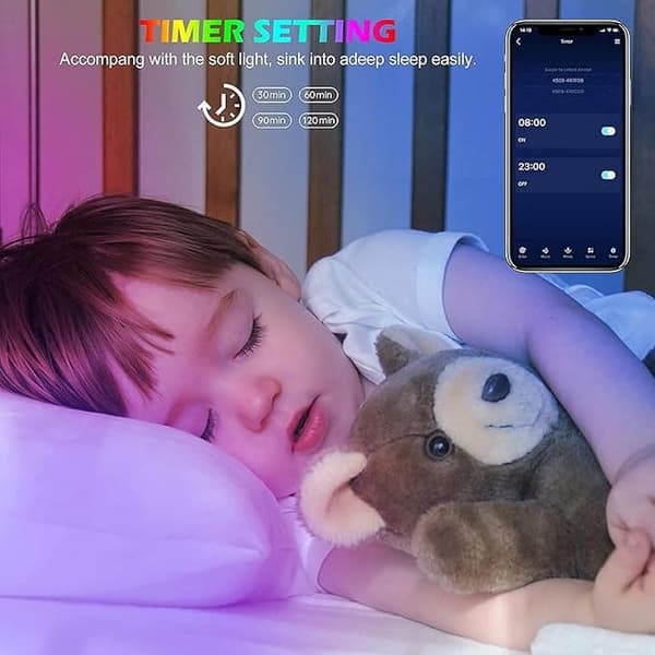 OBOSOE selvklæbende, premium LED neonlampe – IP65 vandafvisende | App & Fjernbetjening | Synkronisering af musik