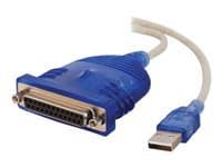 C2G - Parallell adapter - USB - IEEE 1284 - blå
