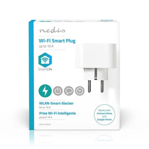 Smart WiFi kontakt, Schuko type F - 10 A