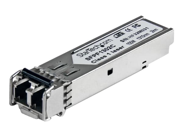 StarTech.com Cisco GLC-FE-100FX Compatible SFP Module, 100BASE-FX, 100Mbps Multimode Fiber MMF Optic Transceiver, 100 Mbps, LC Connector, 2km, 1310nm
