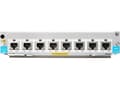 Miniatyrbild 5 av 5: HPE - Ekspansionsmodul - 1/2.5/5/10GBase-T (PoE+) x 8 - för HPE Aruba 5406R, 5406R 16, 5406R 44, 5406R 8-port, 5406R zl2