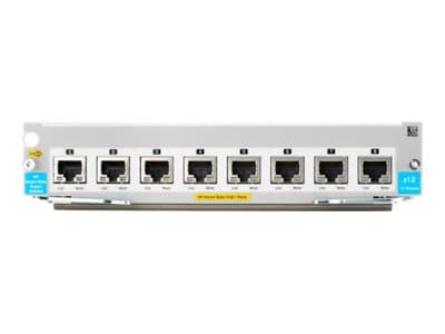 HPE - Ekspansionsmodul - 1/2.5/5/10GBase-T (PoE+) x 8 - för HPE Aruba 5406R, 5406R 16, 5406R 44, 5406R 8-port, 5406R zl2