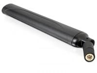 Delock LTE RP-SMA antenna with flexible joint - Mobilmodemantenne - 0 dBi (for 790 til 960 MHz), 1 dBi (for 1,71 GHz - 1,88 GHz), 2,5 dBi (for 2500 M