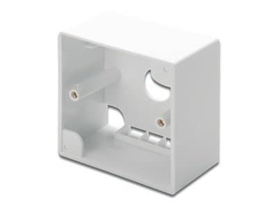 DIGITUS - Overflatemonteringsboks for nettverk - ren hvit, RAL 9010