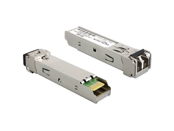 Delock - SFP (mini-GBIC) transceivermodul - 1GbE - 1000Base-SX - LC multimodus - opp til 550 m - 850 nm - for P/N: 86180, 86203, 89376, 89481