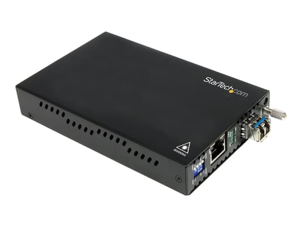 StarTech.com ET91000LC2 mediakonverterare för nätverk 2000 Mbit/s 850 nm Flerläge Svart
