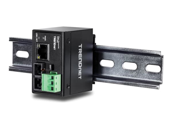 TRENDnet TI-F10SC - Fibermediekonverterare - 100Mb LAN - 10Base-T, 100Base-FX, 100Base-TX - RJ-45 / SC-läge (multi-mode) - upp till 2 km - 1310 nm -