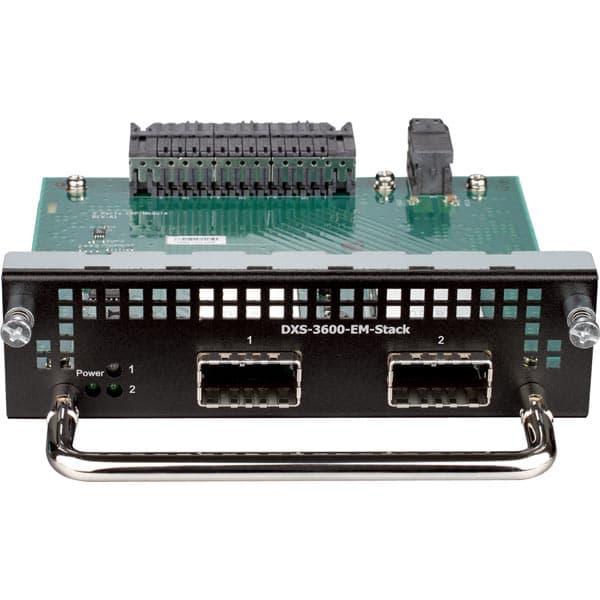 D-Link - Utvidelsesmodul - 2 porter - for D-Link Data Center 10GbE Top-of-Rack Switch DXS-3600; DXS 3600-16S