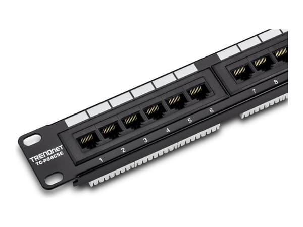 TRENDnet - Patch-panel - CAT 5e - UTP - 24 portar