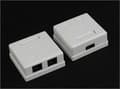 Miniatyrbilde 5 av 5: Netrack Complete - Sokkelutgang - RJ 45 - 2 nettverkssokler
