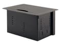 Miniatyrbilde 2 av 5: Kramer TBUS-10XL - Overflatemonteringsboks for nettverk - svart anodisert aluminium