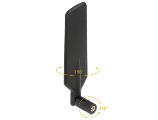 Delock LTE WLAN Dual Band Antenna - Antenne - Smart Home - 4 dBi - svart