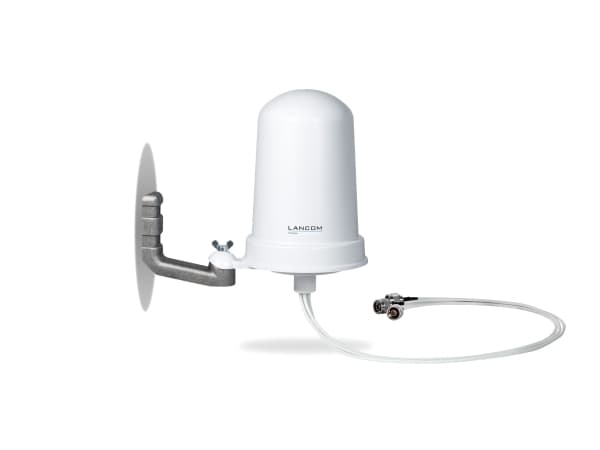 LANCOM AirLancer ON-T360ag - Antenne - 7 dBi (for 5 GHz), 5 dBi (for 2,4 GHz) - lysegrå