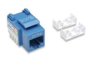Intellinet import, Flat, Blå, RJ-45, Hunkjønn, 22/26, Cat5e