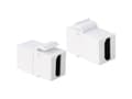 Miniatyrbild 5 av 5: LogiLink 2xHDMI, Vit, HDMI, HDMI, Guld, 14,5 mm, 29,5 mm