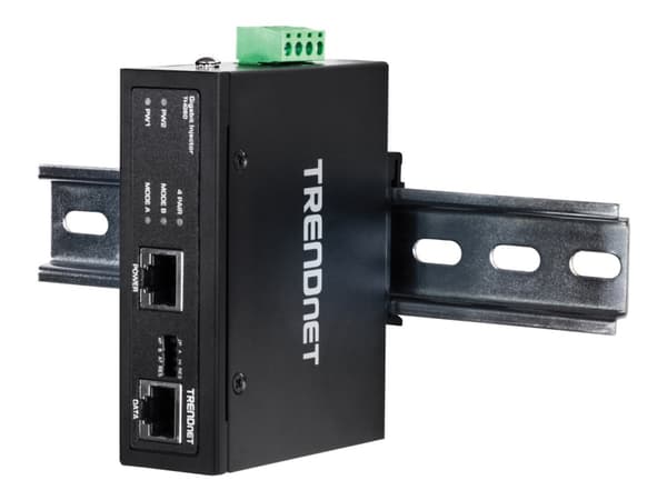 TRENDnet TI-IG60 - Strömtillförsel (kan monteras på DIN-skena) - 60 Watt - utgångskontakter: 1 - TAA-kompatibel