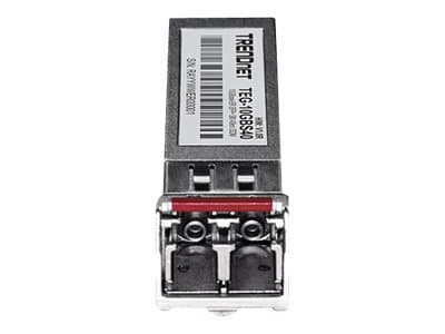 TRENDnet TEG 10GBS40 - SFP+ sändar/mottagarmodul - 10 GigE - 10GBase-ER - LC enkelläge - upp till 40 km - 1550 nm - TAA-kompatibel