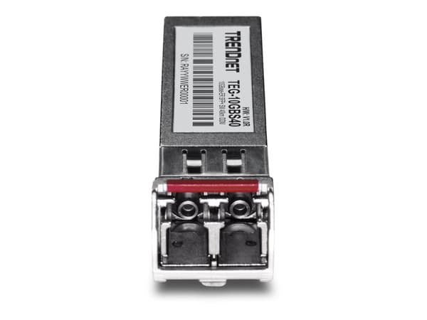 TRENDnet TEG 10GBS40 - SFP+ sändar/mottagarmodul - 10 GigE - 10GBase-ER - LC enkelläge - upp till 40 km - 1550 nm - TAA-kompatibel