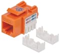 Pikkukuva 1 / 5: Intellinet 210775, Tasainen, Oranssi, RJ-45, Naaras, 22/26, Cat6