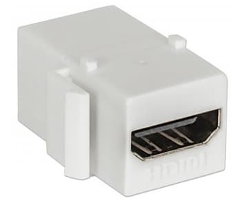 Intellinet HDMI Inline Coupler - Modulär insats (koppling) - HDMI - vit
