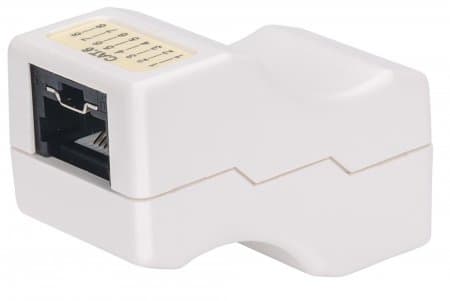 Intellinet 790727, Cat6, U/UTP (UTP), Vit, Akrylnitrilbutadienstyren (ABS), EIA/TIA 568B, UL, 26 mm
