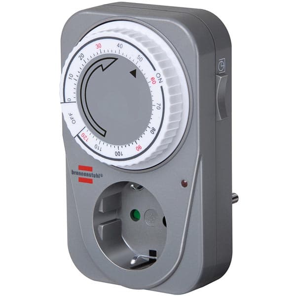 Brennenstuhl MC 120, Grå, Analog, Rotations-, IP20, 230 V, 50 hz
