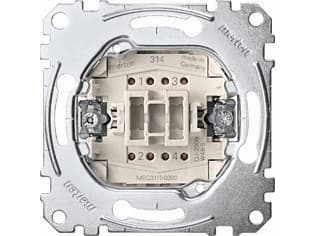 Merten MEG3117-0000, 1P, Metallisk, IP20, 250 V, 10 A