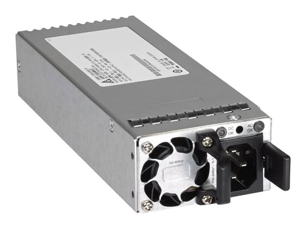 NETGEAR APS150W - Strømforsyning - redundant (intern) - AC 110-240 V - 150 watt - Europa, Americas - for NETGEAR M4300-28G, M4300-52G