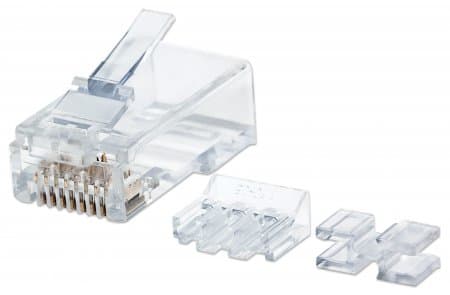 IC Intracom 790666, RJ45, Läpinäkyvä, Uros, Suora, Polykarbonaatti (PC), Cat6