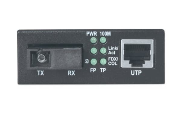Intellinet 510530, 100 Mbit/s, 10Base-T, 100Base-TX, 100Base-FX, IEEE 802.3, IEEE 802.3u, Fast Ethernet, 10 100 Mbit/s
