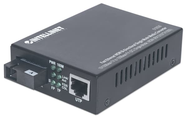Intellinet 510530, 100 Mbit/s, 10Base-T, 100Base-TX, 100Base-FX, IEEE 802.3, IEEE 802.3u, Fast Ethernet, 10 100 Mbit/s