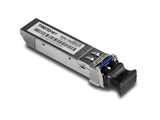 TRENDnet TEG 10GBS10 - SFP+ transceivermodul - 10GbE - 10GBase-LR - LC-enkeltmodus - opp til 10 km - 1310 nm - TAA-samsvar