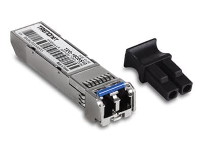 TRENDnet TEG 10GBS10 - SFP+ transceivermodul - 10GbE - 10GBase-LR - LC-enkeltmodus - opp til 10 km - 1310 nm - TAA-samsvar