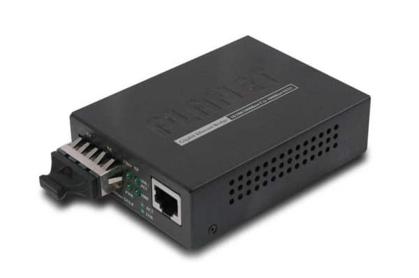 PLANET GT-802 - Fibermedieomformer - 1GbE - 10Base-T, 1000Base-SX, 100Base-TX, 1000Base-T - RJ-45 / SC flermodus - opp til 550 m - 850 nm