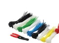 Miniatyrbilde 3 av 5: LogiLink Cable Tie Set - Kabelfestebånd - svart, hvit, blå, gul, rød, grønn (en pakke 600)