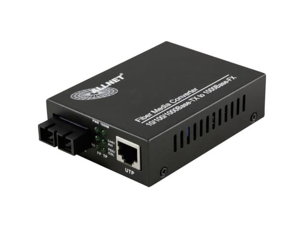 ALLNET ALL-MC105G-SC-SM, 1000 Mbit/s, IEEE 802.3,IEEE 802.3ab,IEEE 802.3u,IEEE 802.3x,IEEE 802.3z, Gigabit Ethernet, 10,100,1000 Mbit/s, 10BASE-T,100