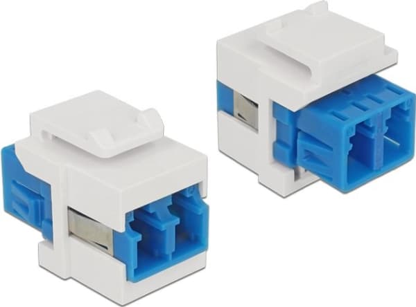 Delock - Keystone-kopler - LC-enkeltmodus (hunn) til LC-enkeltmodus (hunn) - fiberoptisk