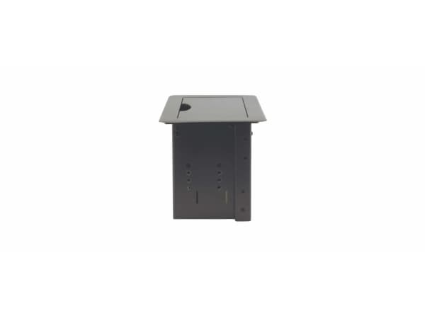 Kramer TBUS-6XL - Overflatemonteringsboks for nettverk - svart anodisert aluminium